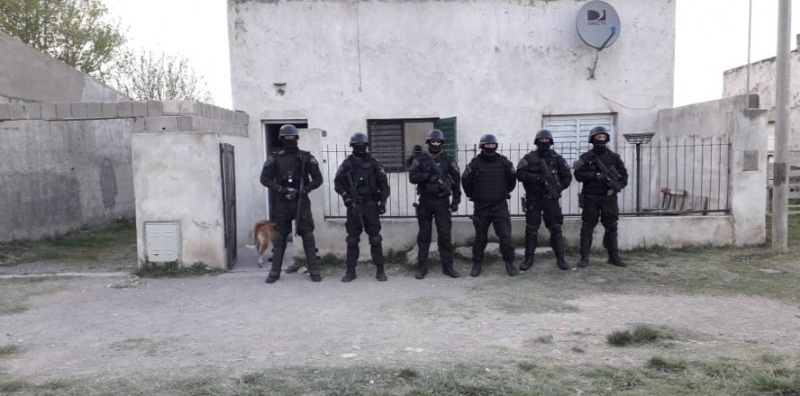 Allanamiento positivo en el Barrio Lourdes